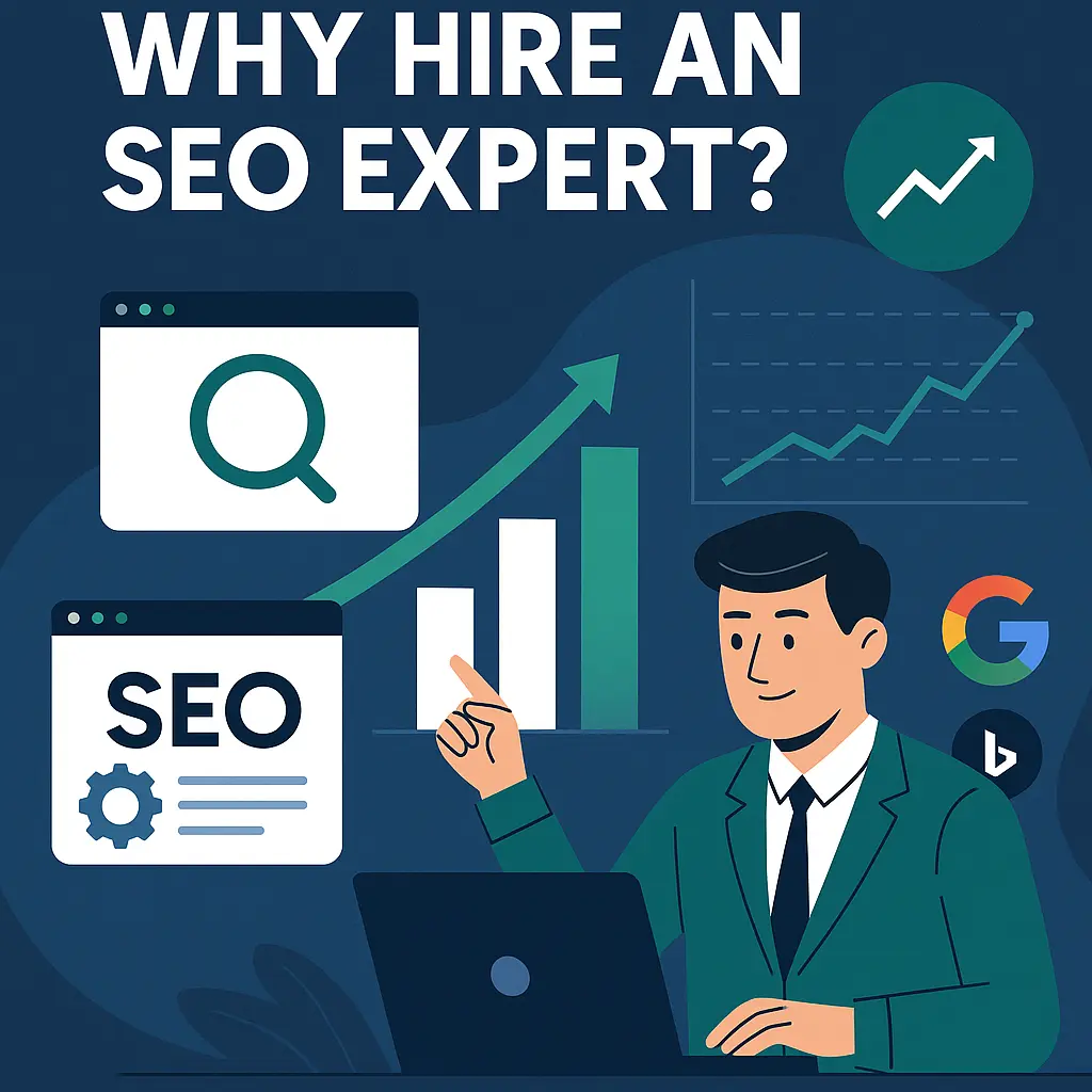 cover image for why hire an seo expert
